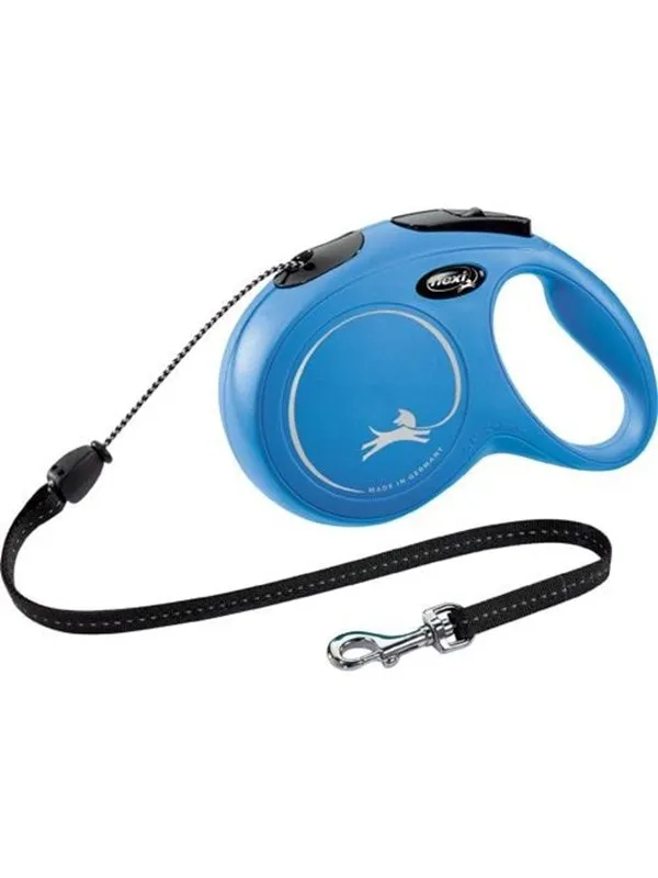 Flexi New CLASSIC M Leash 8 m blue