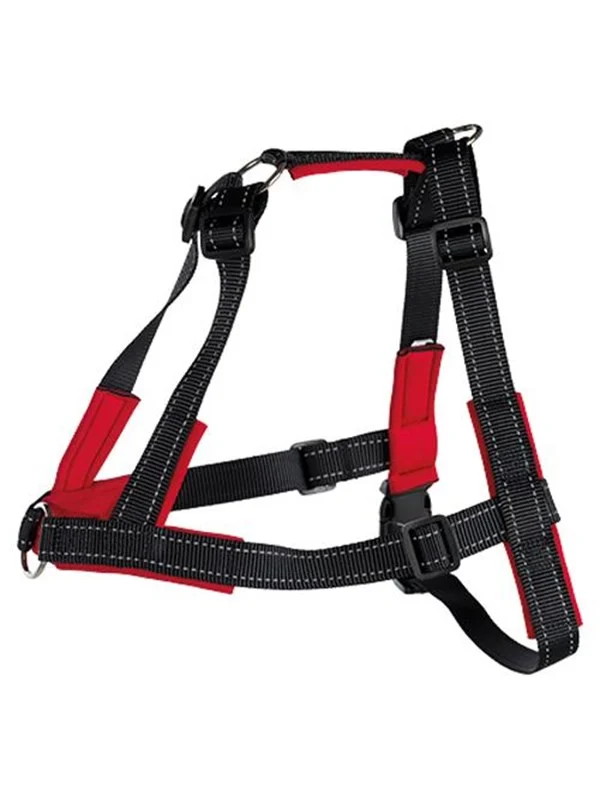 Trixie Lead'n'Walk Soft training harness L-XL: 65-105 cm/25 mm black