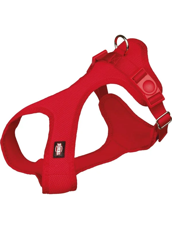 Trixie Comfort Soft touring harness XXS-XS: 28-40 cm/15 mm red