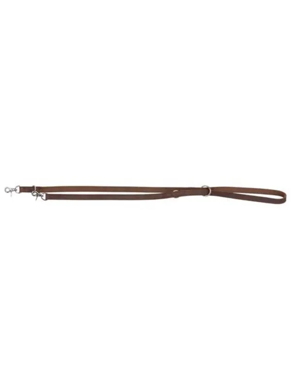 Trixie Rustic fatleather adjustable Leash L-XL: 2.00 m/25 mm dark brown