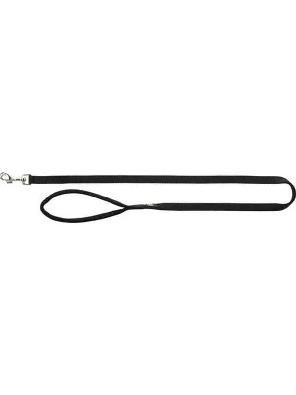 Trixie Premium leash L-XL: 1.00 m/25 mm black