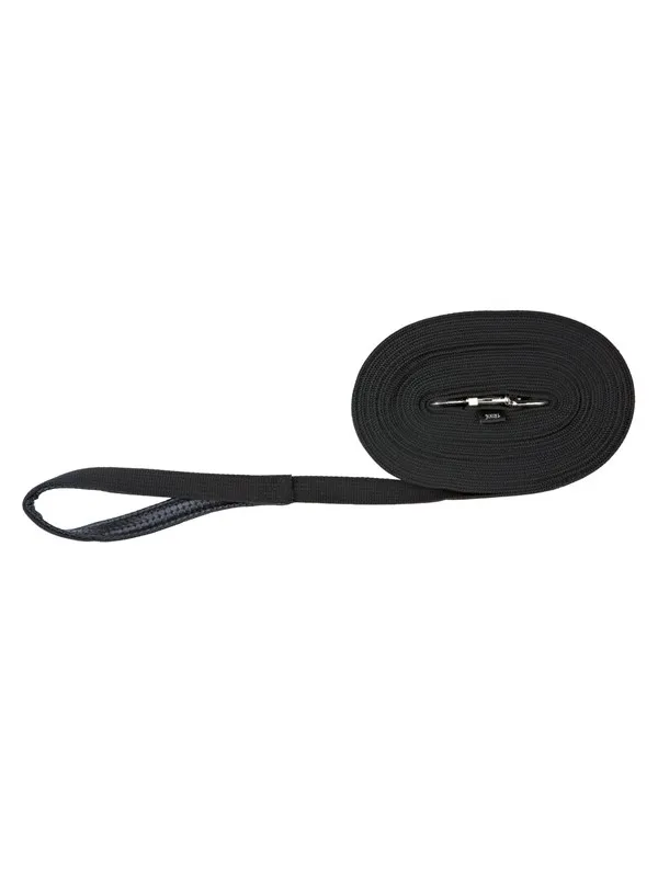 Trixie Tracking lead cotton M-L: 15 m/20 mm black