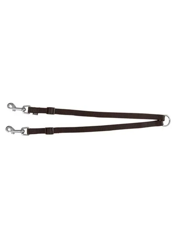 Trixie Premium dual leash coupler XS-M: 40-70 cm/15 mm black