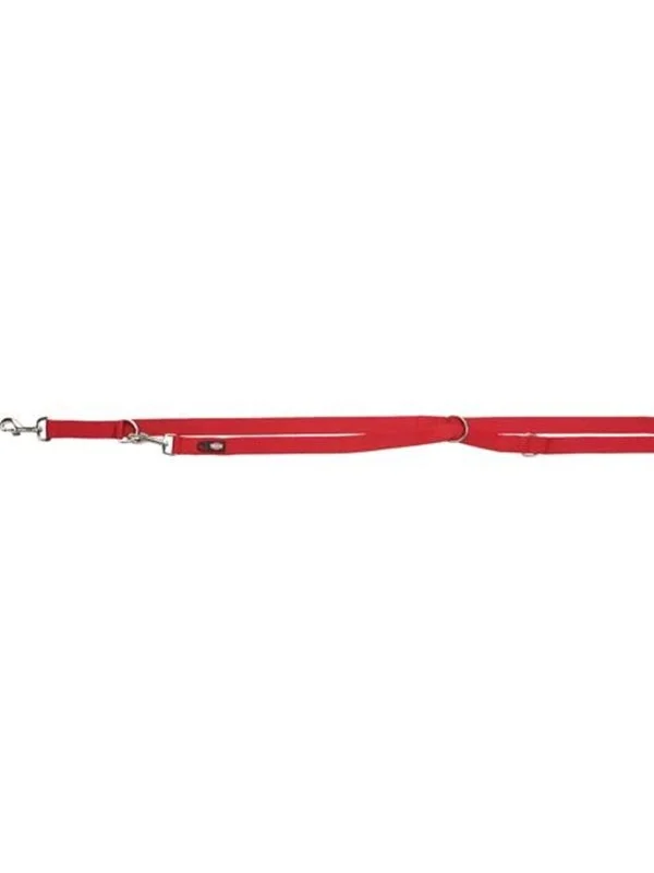 Trixie Premium adjustable leash M-L: 2.00 m/20 mm red