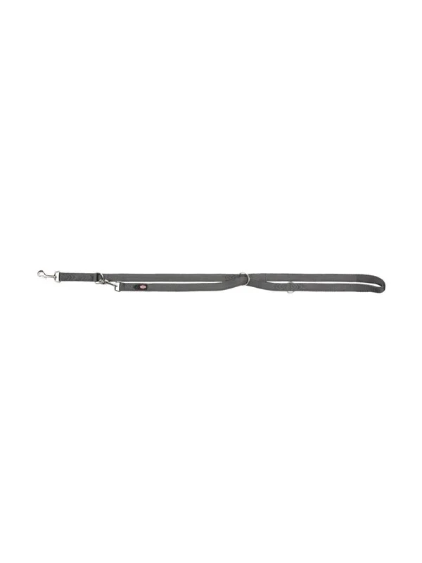 Trixie Premium adjustable leash double-layered XS-S: 2.00 m/15 mm graphite