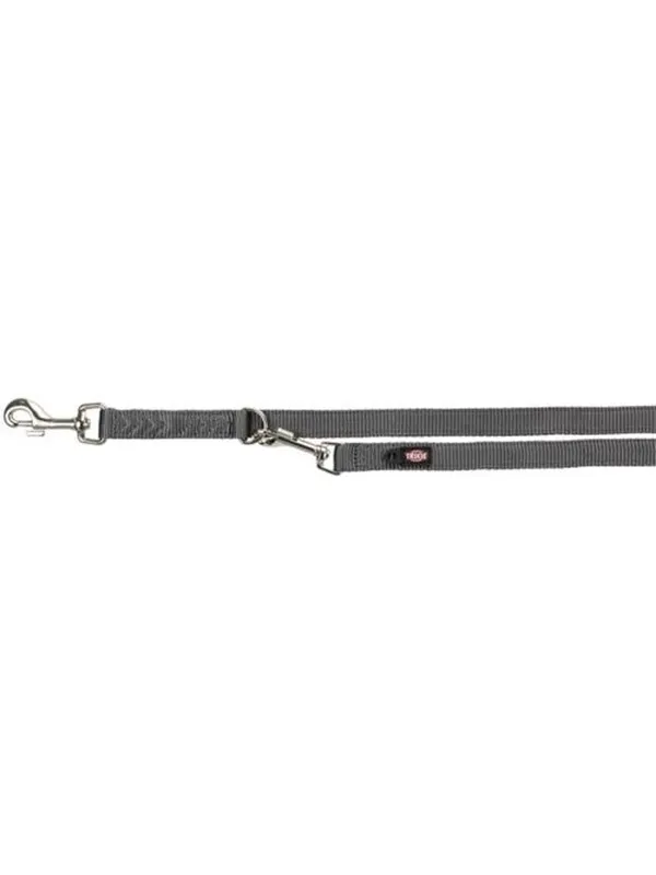 Trixie Premium adjustable leash XS: 2.00 m/10 mm graphite