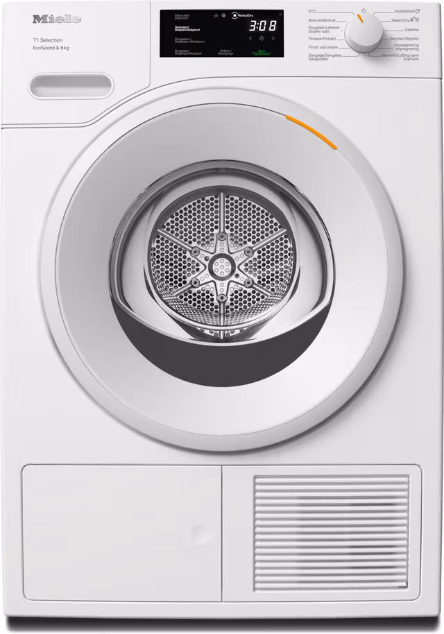 Miele Tørketrommel TSC643WP EcoSpeed (8kg)