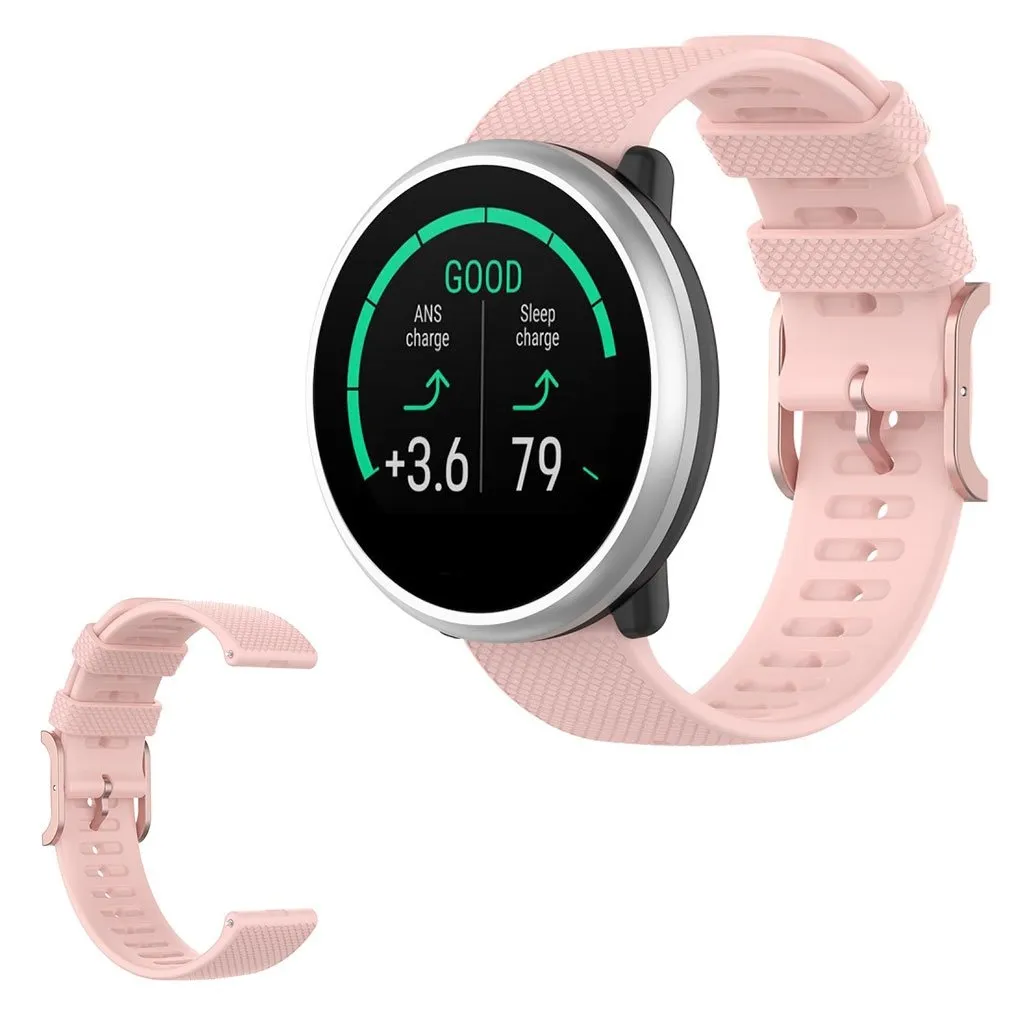 Polar Ignite silikonarmbånd - Lyserosa