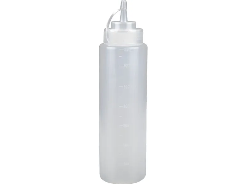Dressingflaske, ABENA Cater-Line, 680 ml, klar, PE/PP - (6 stk.)