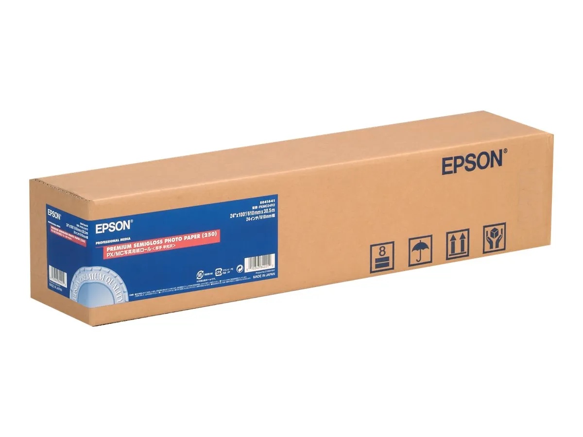 Epson Premium - Halvblank - Rull (61 cm x 30,5 m) - 255 g/m² - 1 rull(er) fotopapir - for SureColor SC-P10000, P20000, P6000, P7000, P7500, P8000, ...