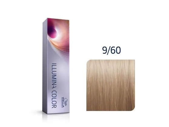 Wella Illumina Color Permanent Hair Color 9/60 Very Light Violet Natural Blonde 60ml