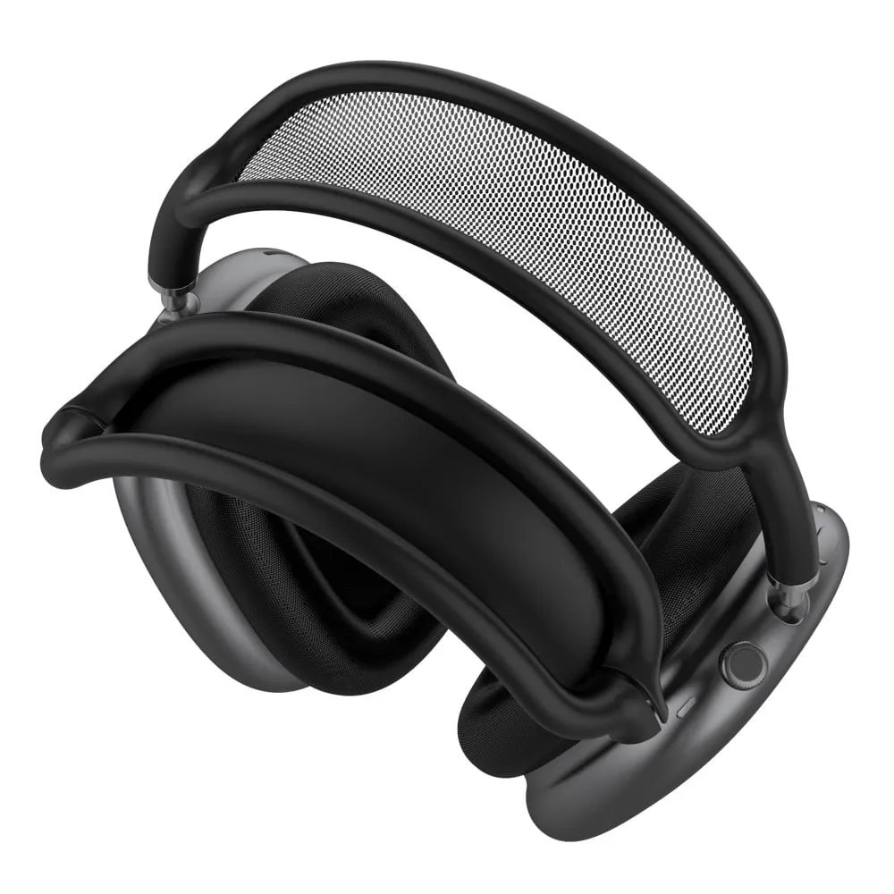 Silicone Headband Cover Case AirPods Max 2 Soft Headband Protectors Cushion - Black