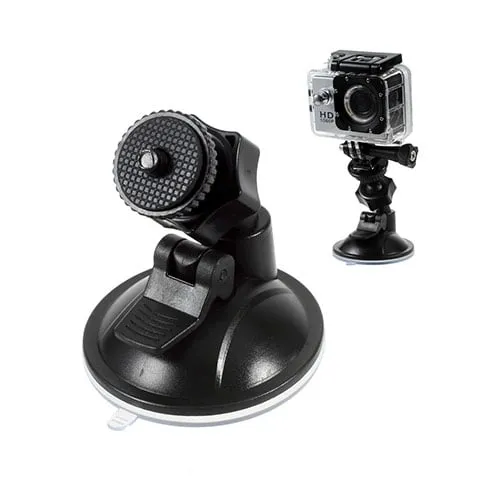 Sugekopp for frontruten i bilen for GoPro Hero 4 Session - Sort