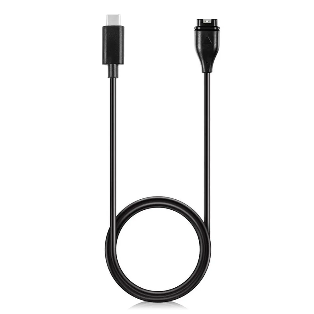 1 m USB-C hurtigladingskabel for Garmin-klokke
