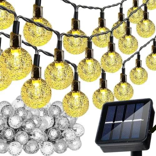 12m LED Lyslenke - Solcelle
