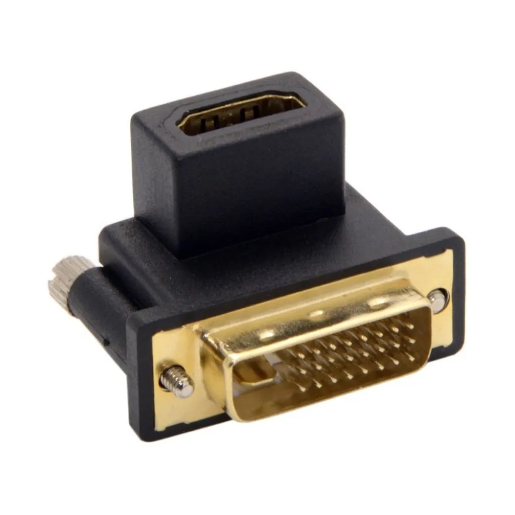 Universal DVI hann til HDMI hunn adapter - svart
