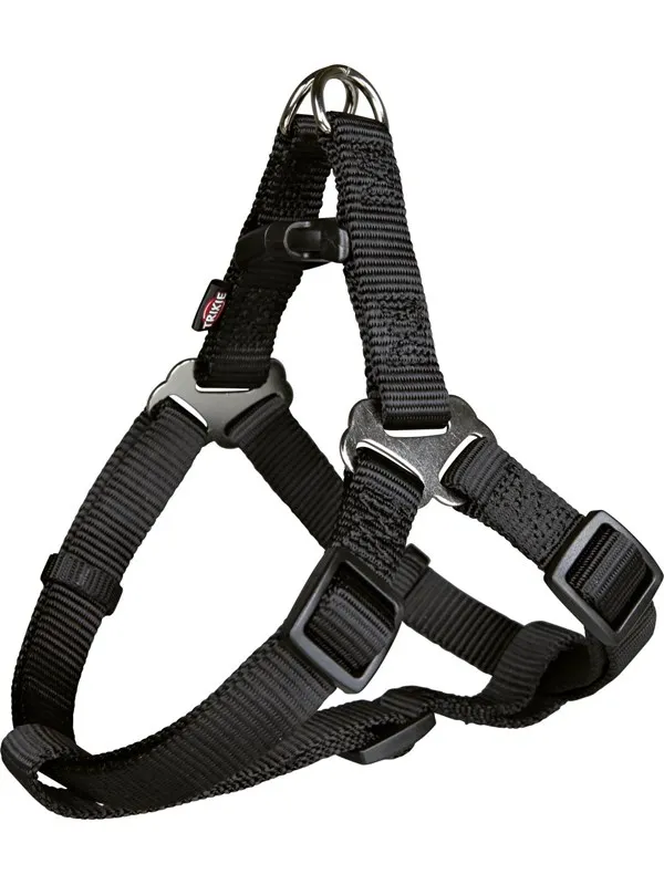 Trixie Premium One Touch harness M: 50-65 cm/20 mm black
