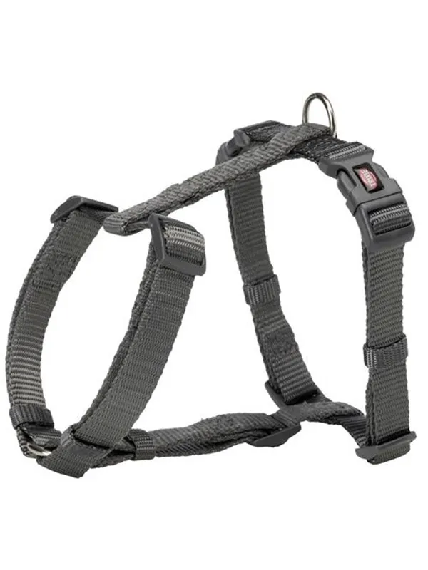 Trixie Premium H-harness XXS-XS: 20-32 cm/10 mm graphite