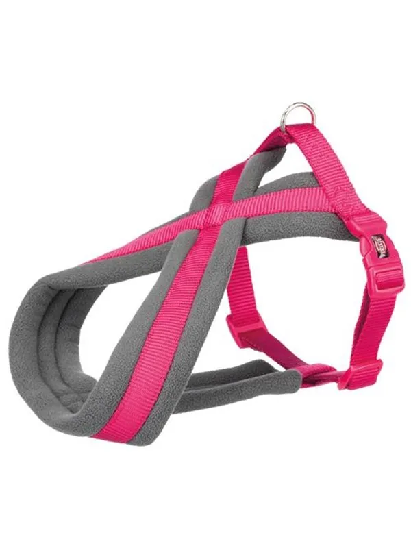 Trixie Premium touring harness S-M: 40-70 cm/20 mm fuchsia