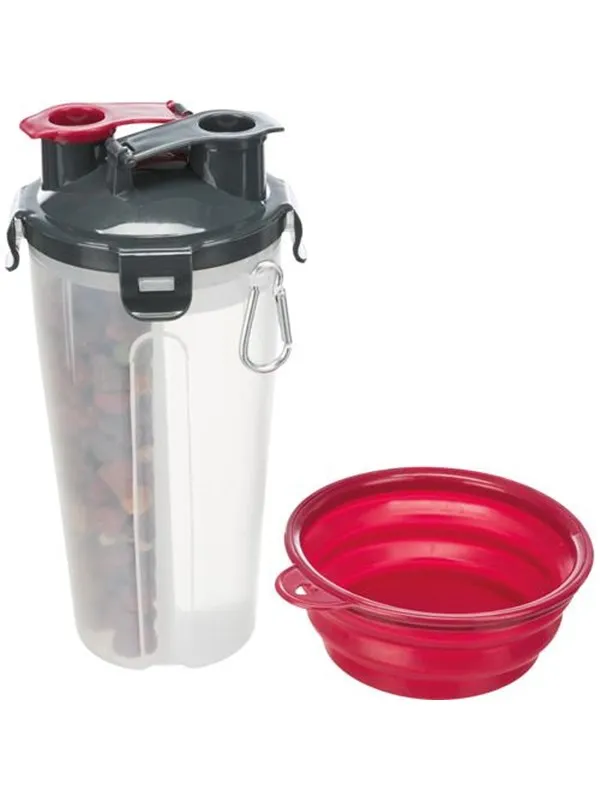 Trixie Food and water container plastic 2 × 0.35 l/ø 11 × 23 cm