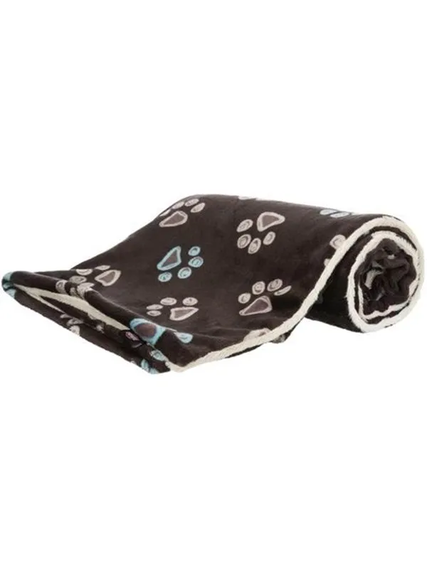 Trixie Jimmy blanket soft plush 150 × 100 cm taupe/beige