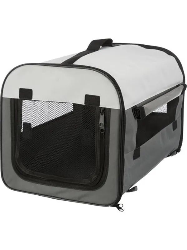 Trixie Soft Kennel Basic XS: 32 × 32 × 47 cm dark grey/light grey