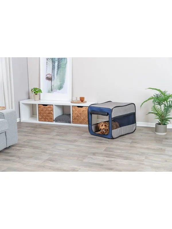 Trixie Hundebur Twister sammenleggbart polyester pop-up reisebur liten 45x45x64cm