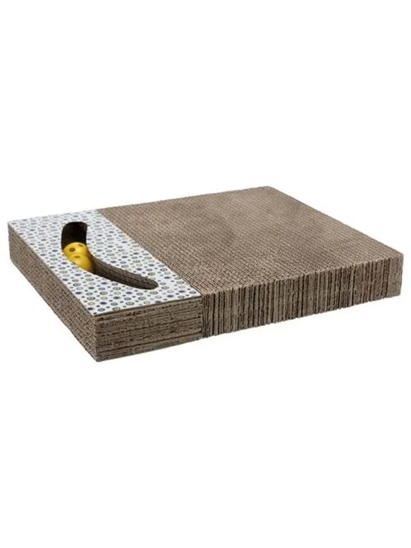 Trixie Scratching Cardboard With Toys White 38 x 30 cm