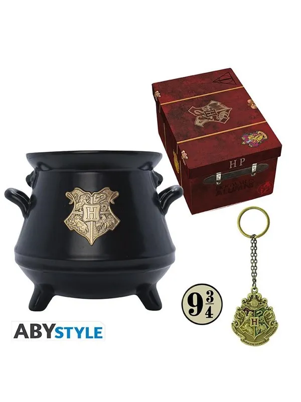 ABYstyle - Harry Potter - Premium Box with 3D mug + 3D Keychain + Pin - Gavepakke