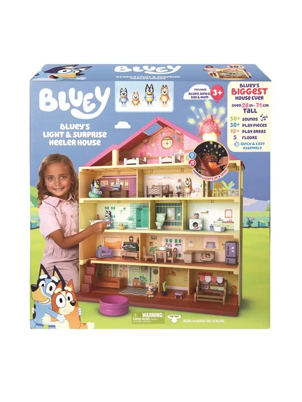 Bluey DeLuxe Surprise Home Playset