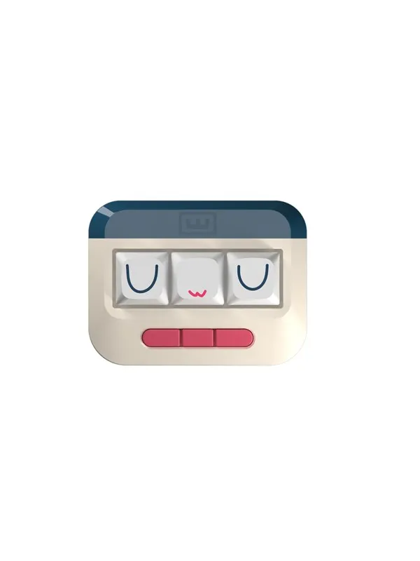 Wooting UwU - Lekker Tikken Light - Gamingtastatur - Uten numpad - Universal - Beige