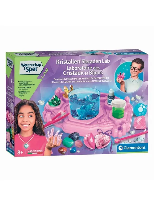 Clementoni Science & Games Crystal Jewelry Lab