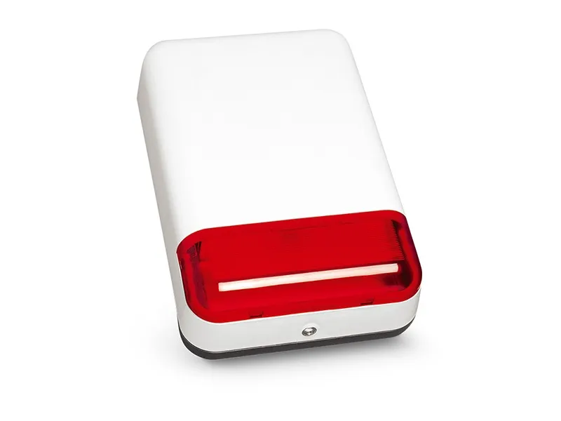 Satel SPL-2030 R, Wired siren, Utendørs, III, 120 dB, Rød, Hvit, 250 mA