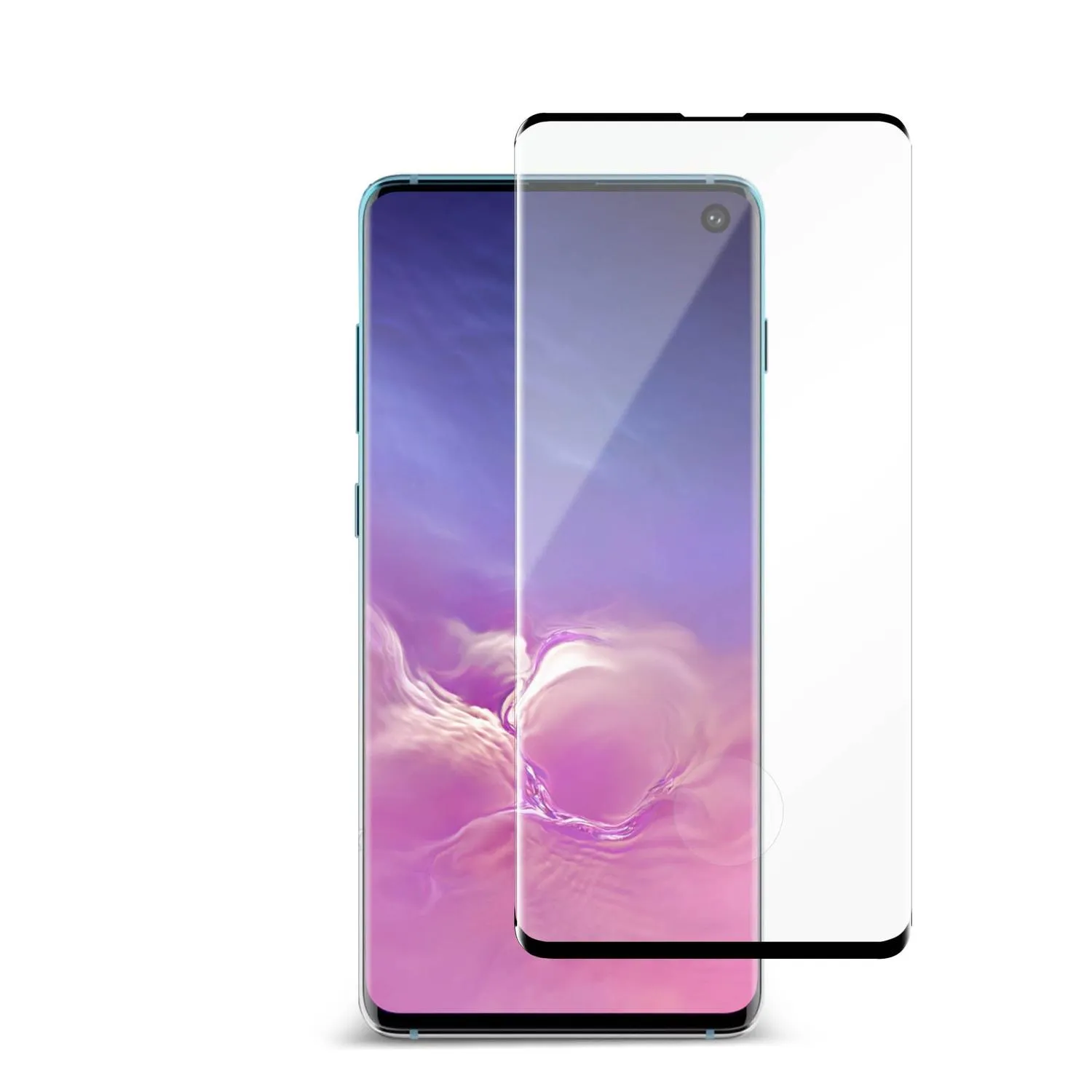 NÖRDIC SKS-108 Samsung Galxy S10 + 3D Buet Glass Handed Glass 9H