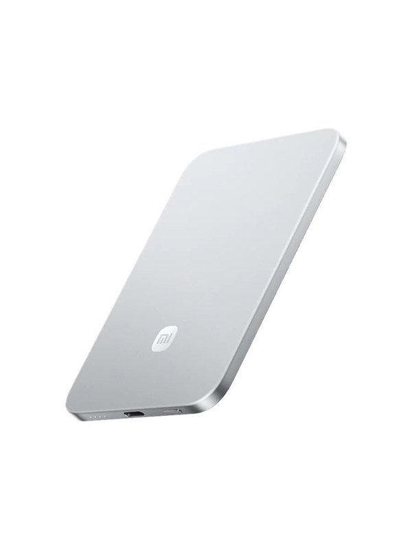 Xiaomi UltraThin Magnetic 15W Nødlader - Sølv - 5000 mAh