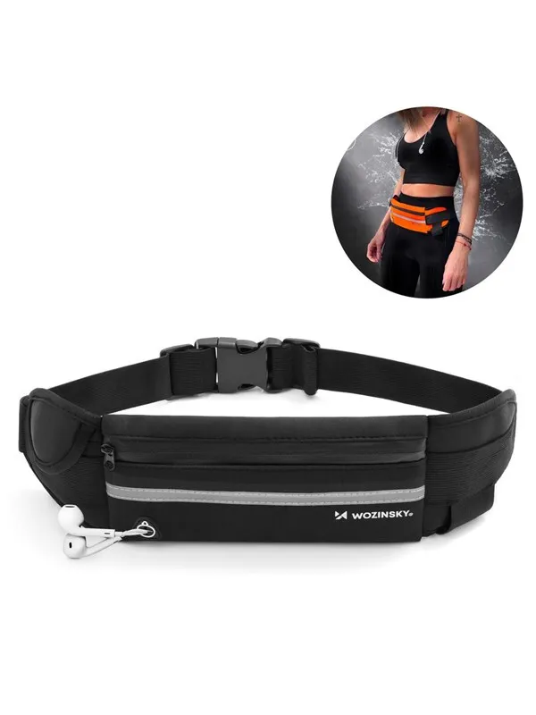 Wozinsky Waist Bag Running Belt Black (WRBBK1)