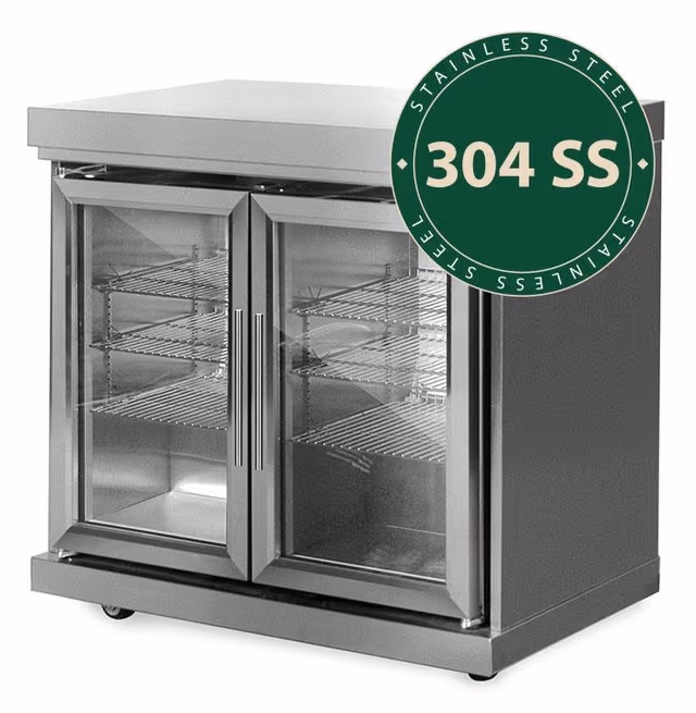 Myoutdoorkitchen - Modul kjøleskap med dobbeldører