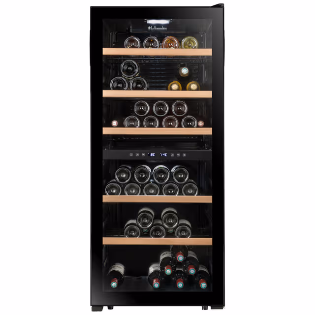 La Sommeliere vinskap LS102DZBLACK (frittstående, 102 flasker)
