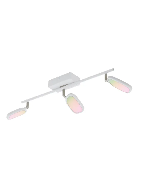 EGLO PALOMBARE-C SPOTSKINNE RGBTW 3X600LM HVIT