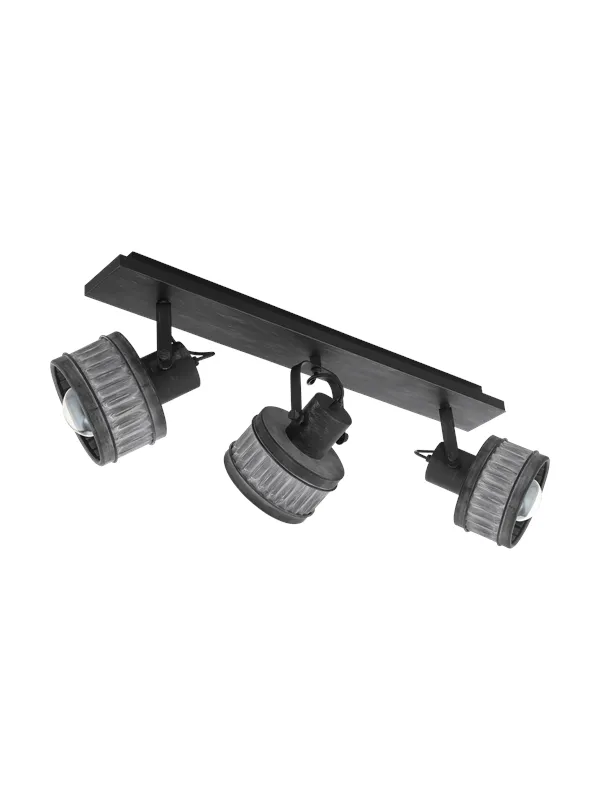 EGLO TURROCK SPOTSKINNE 3XE27 SORT