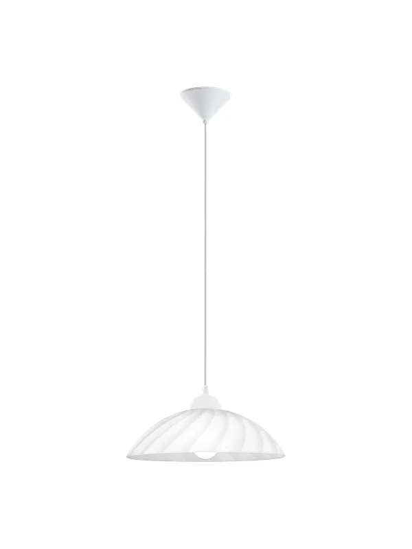 EGLO VETRO PENDEL GLASS HVIT