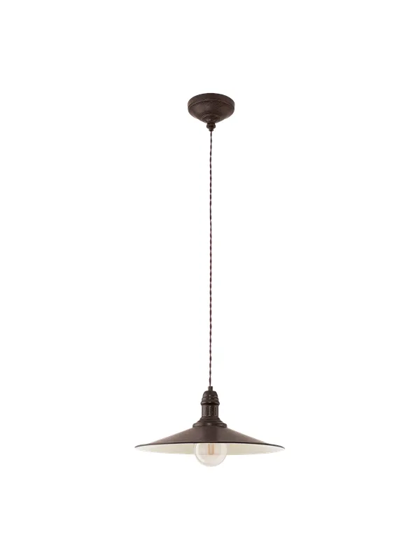 EGLO Stars of Light STOCKBURY PENDEL Ø360 ANTIKK BRUN