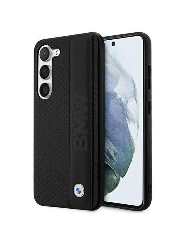 BMW BMHCS23M22RDPK S23+ S916 black/black hardcase Leather Textured & Stripe