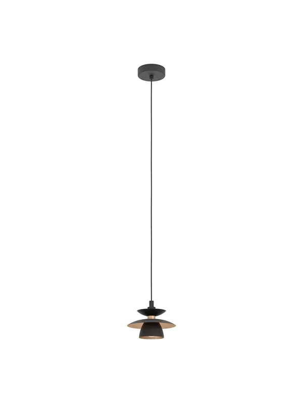 EGLO ALBARES PENDEL Ø195 E14 SORT/KOBBER