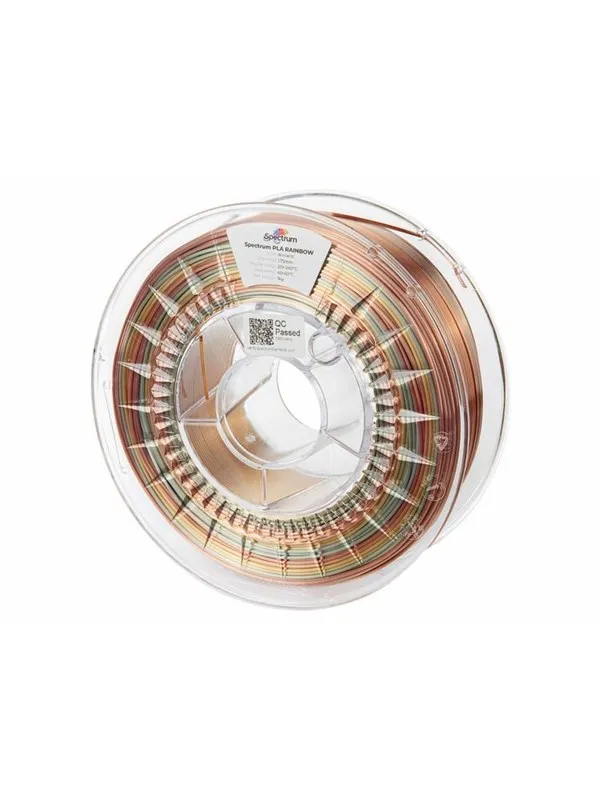 Spectrum 3D Filament / PLA SILK Rainbow / Ancient / ⌀ 1.75 mm / 1 kg