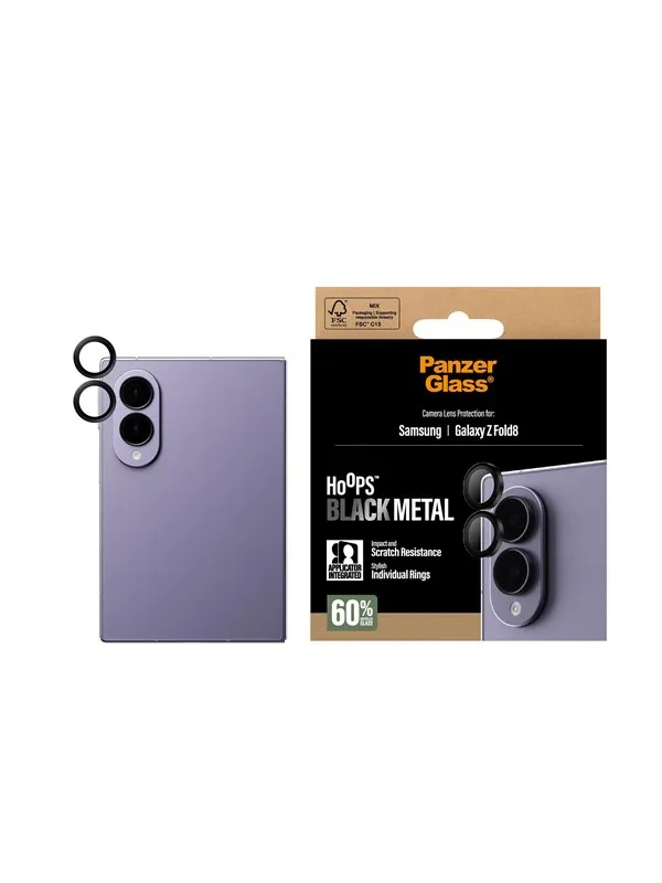 PanzerGlass Hoops® Camera Lens Protector Black Samsung Galaxy Z Fold8