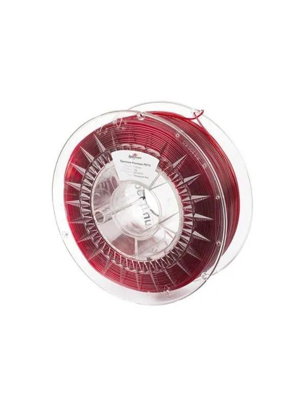 Spectrum Transparent red - Premium PET-G filament - 3D printer