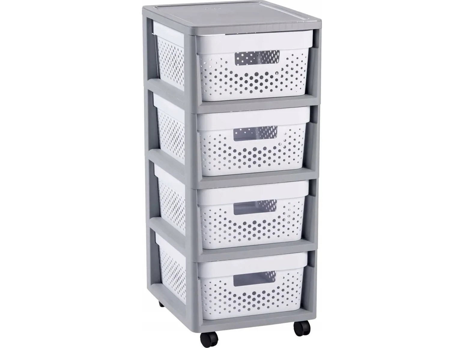 CURVER hylle INFINITY KD 4x10L asurblå