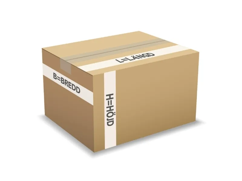 Bølgepapkasse, Master'in Access indre dim: 350 x 310 x 110 mm, 1-lags B-flute, 3.000 mm, FEFCO 0201, - (25 stk.)
