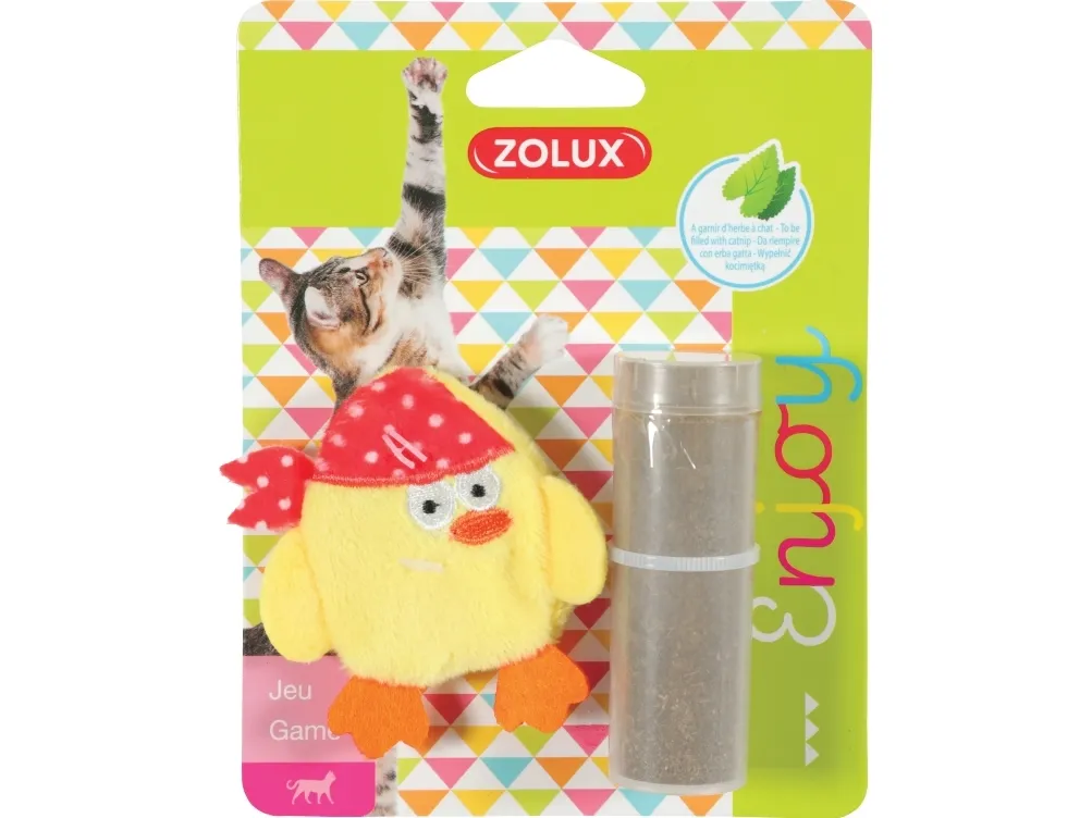 Zolux leke til katt PIRAT farve gul 7 cm